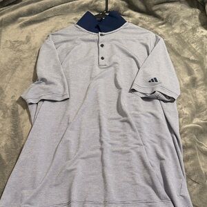 Adidas Men's Blue Golf Polo Shirt